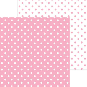 Cupcake Doodlebug Petite Swiss Dot Cardstock 12"X12"