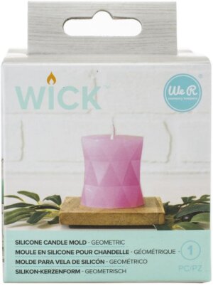 We R Wick Candle Mold-Geometric