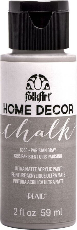 Parisian Grey FolkArt Home Decor Chalk Paint 2oz