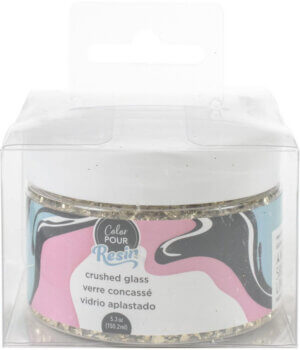 Faux Gold Crushed Glass American Crafts Color Pour Resin Mix-Ins