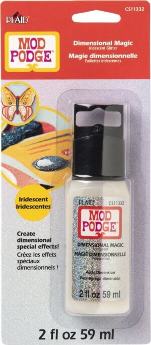 Irid Mod Podge Dimenional Magic Glitter Carded 2oz