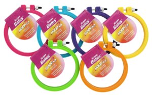 4" Astd Color Bates Hoop-La Embroidery Hoop&Frame
