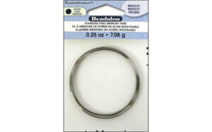 Beadalon Memory Wire Bracelet Rnd Bright .25oz
