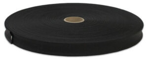 Black 1" Double Fold Binding June Tailor
