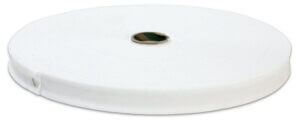 White 1" Double Fold Binding June Tailor