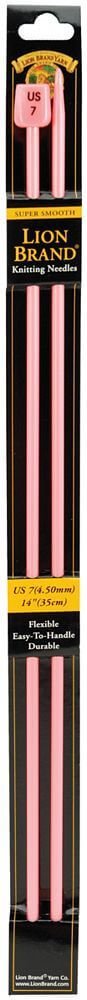 Size 7/4.5mm Lion Brand Single Point Knitting Needles 14"