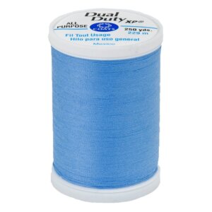 Medium Blue Coats Dual Duty XP General Purpose Thread 250yd