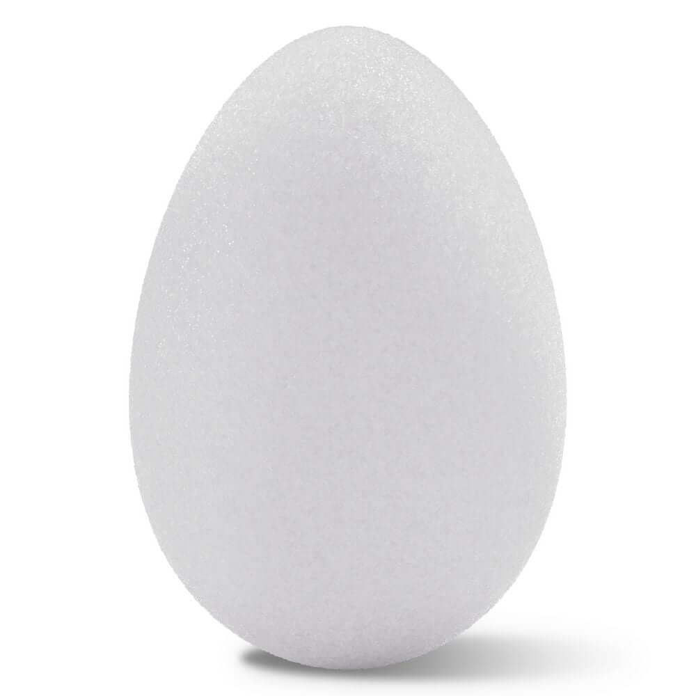 White -Styro Egg 6″ X 4″ White -Styro Egg 6" X 4" - Image 3