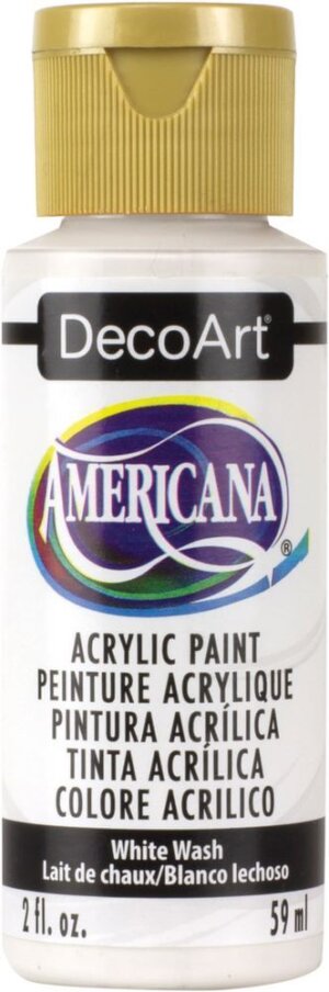 White Wash - Semi-Opaque - Americana Acrylic Paint 2oz