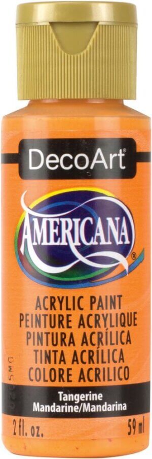 Tangerine - Transparent - Americana Acrylic Paint 2oz