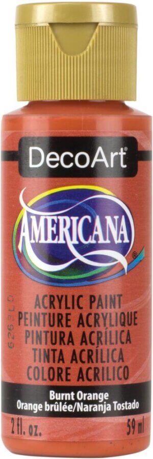 Burnt Orange - Opaque - Americana Acrylic Paint 2oz