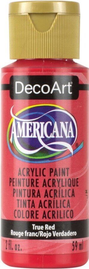 True Red - Semi-Opaque - Americana Acrylic Paint 2oz