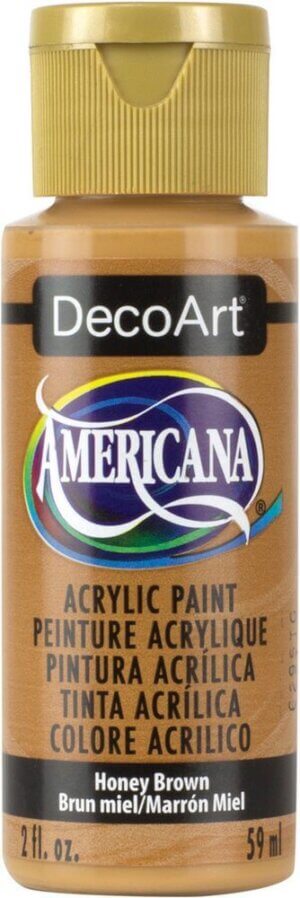 Honey Brown - Opaque - Americana Acrylic Paint 2oz