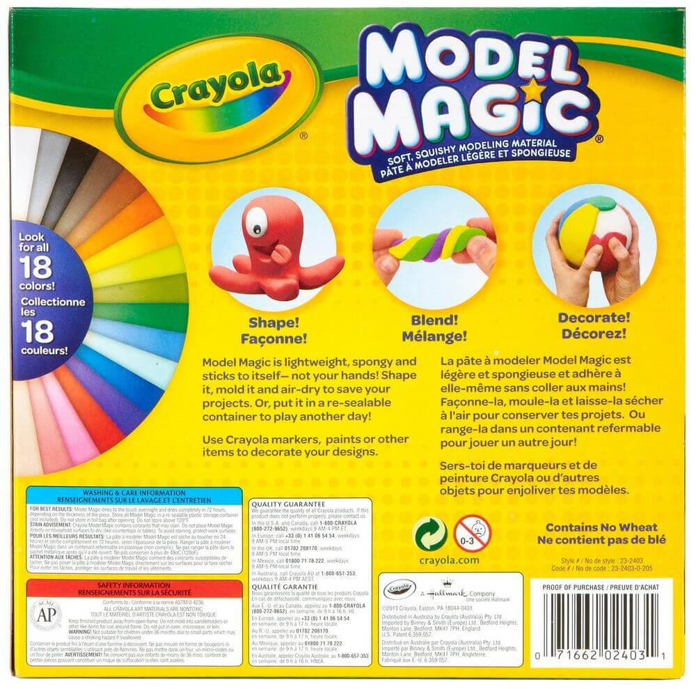 Crayola Model Magic .5oz 14/Pkg-Assorted Colors
