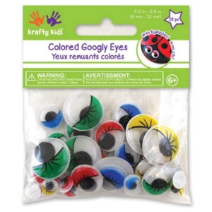 Assorted -Paste-On Googly Eyes