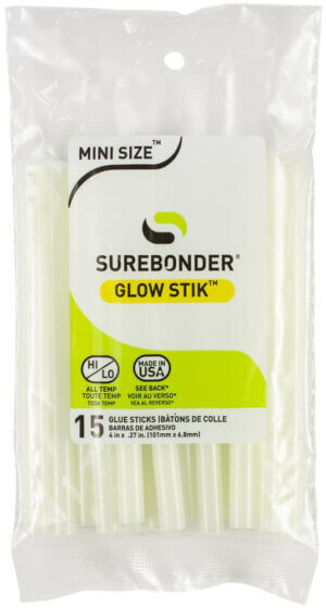 .28"X4" 15/Pkg Glo Stik Mini Glue Sticks