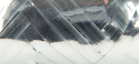 Flat Curling Ribbon .1875″X66′-Silver Glitter Flat Curling Ribbon .1875″X66′-Silver Glitter
