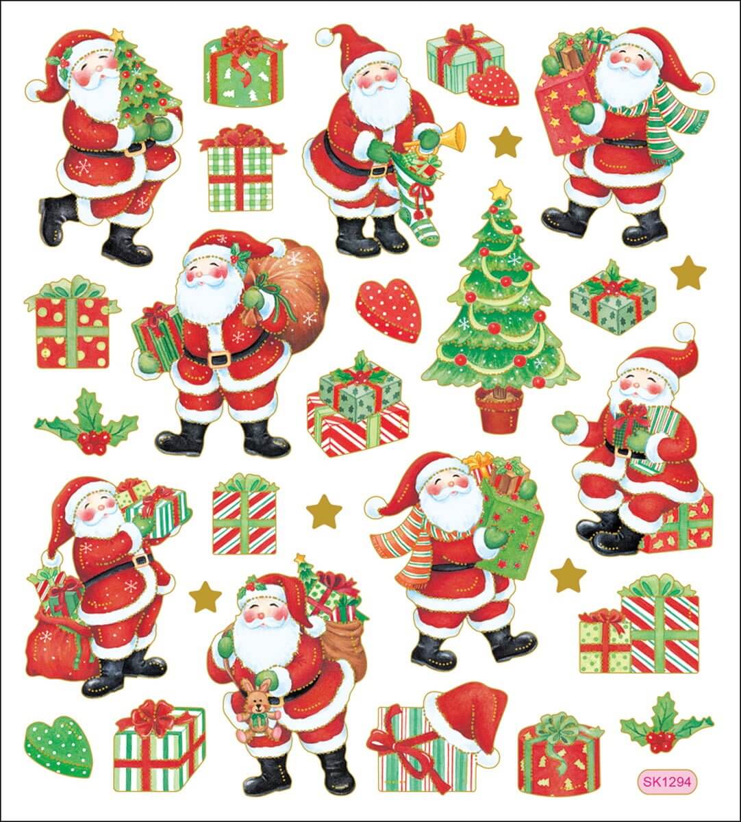 Sticker King Stickers-Santa’s Jobs