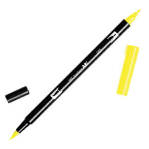 055 Process Yellow – Tombow Dual Brush Pen 055 Process Yellow - Tombow Dual Brush Pen