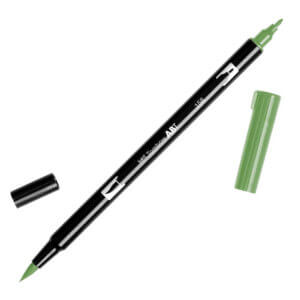 158 Dark Olive - Tombow Dual Brush Pen