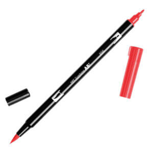 856 Chinese Red – Tombow Dual Brush Pen 856 Chinese Red - Tombow Dual Brush Pen