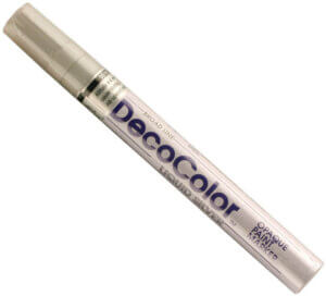 Silver - Broad Line DecoColor Opaque Oil-Based Paint Marker