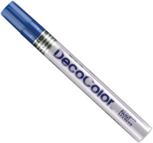 DecoColor Opaque Oil-Based Paint Marker, Broad Line, Blue
