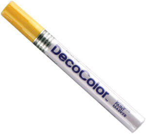 Yellow - Broad Line DecoColor Opaque Oil-Based Paint Marker