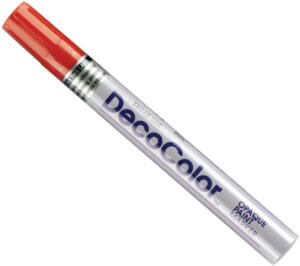 Red - Broad Line DecoColor Opaque Oil-Based Paint Marker