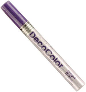 DecoColor Opaque Oil-Based Paint Marker, Broad Line, Violet DecoColor Opaque Oil-Based Paint Marker, Broad Line, Violet