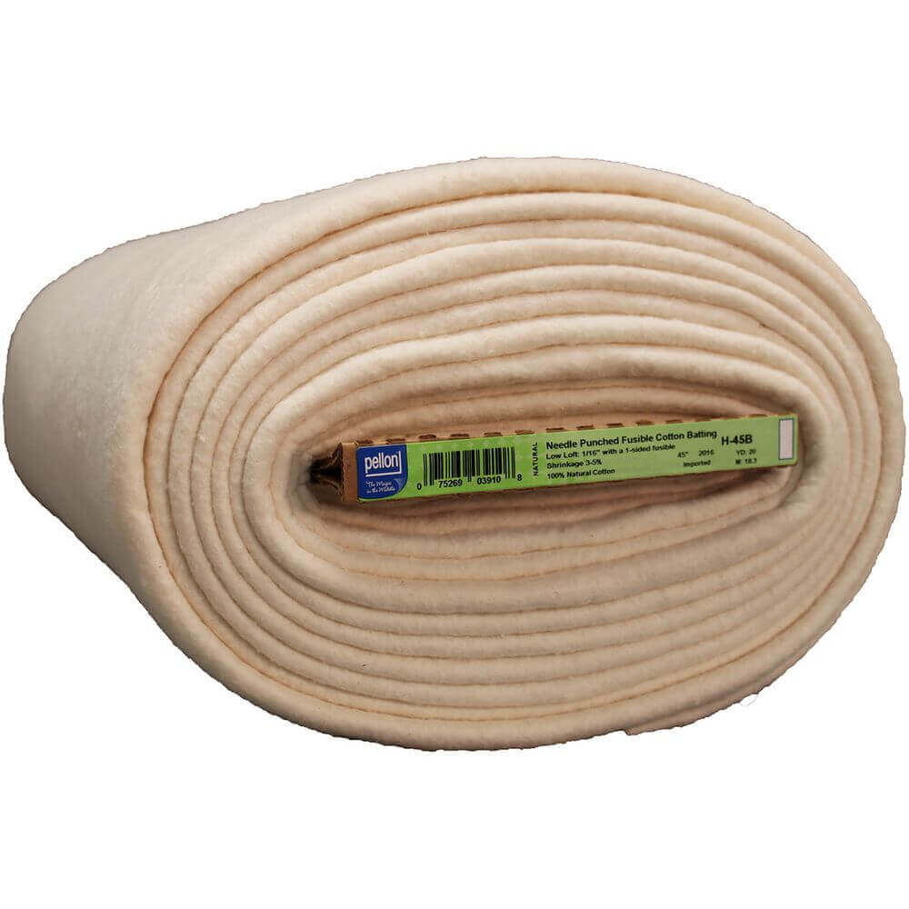 H 45B Pellon Fusible Cotton Batting-45″