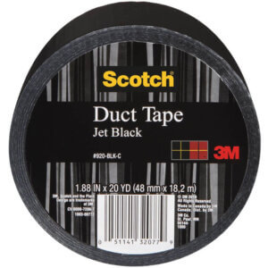 Jet Black -SCOTCH Duct Tape