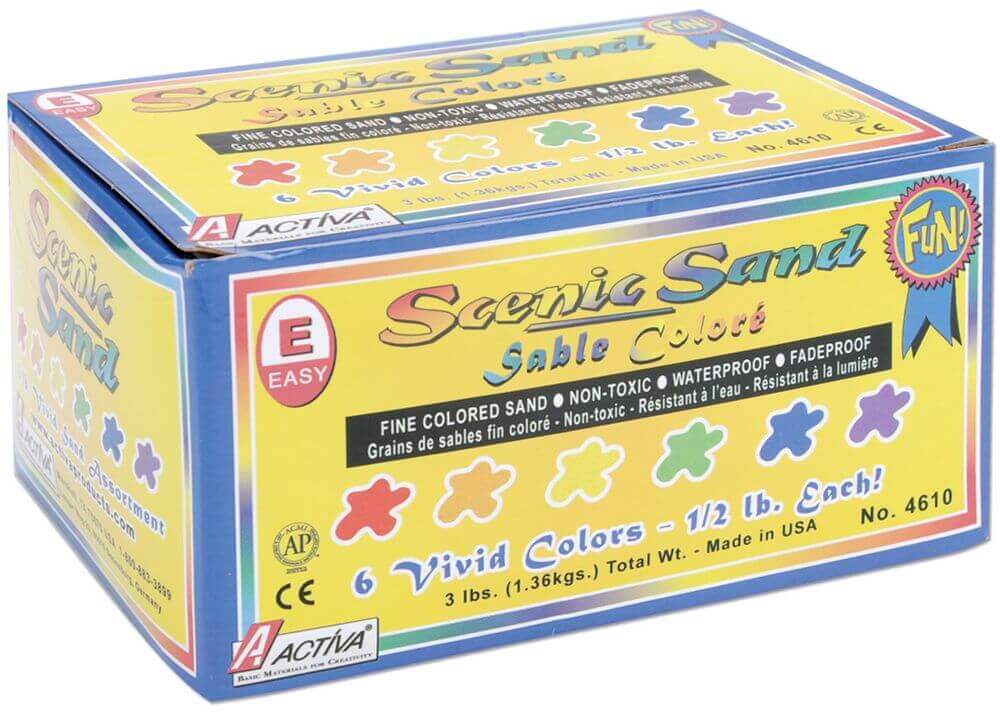Vivid Scenic Sand .5lb 6/Pkg