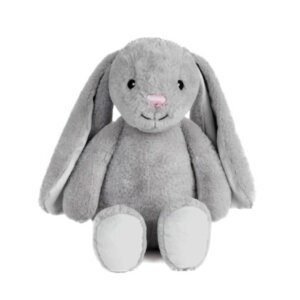 Grey Bunny - Cubbies Stuffed Animal Embroidery Blank