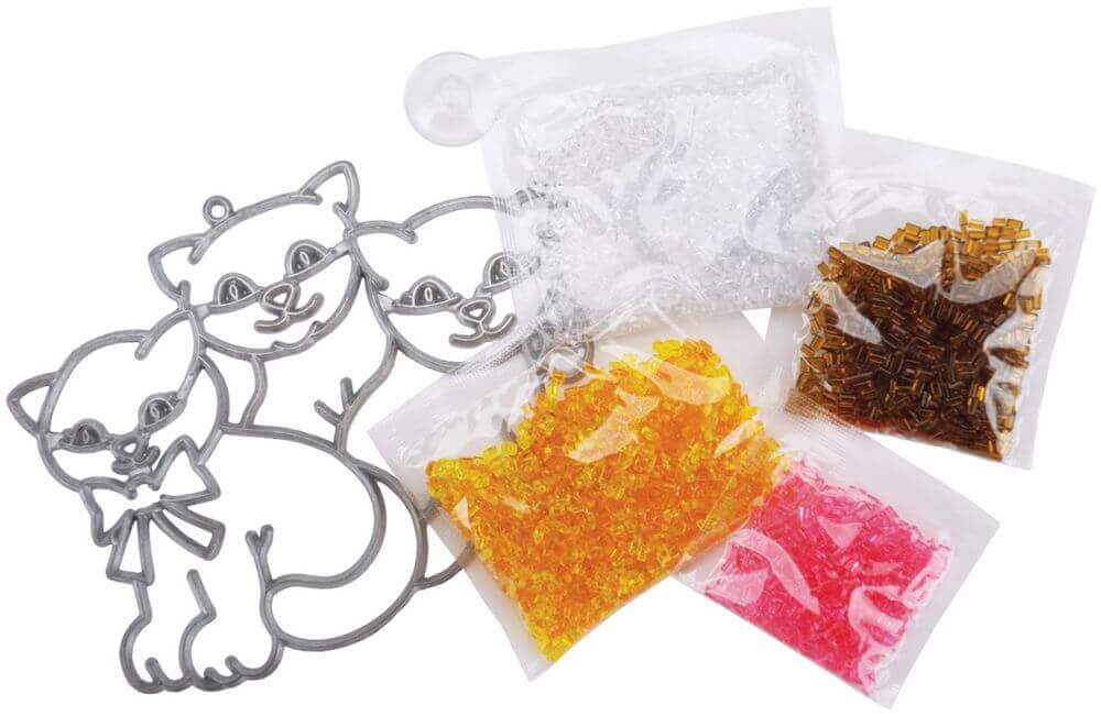 Colorbok Makit & Bakit Glittering Suncatcher Kit – Kittens Colorbok Makit & Bakit Glittering Suncatcher Kit - Kittens - Image 3