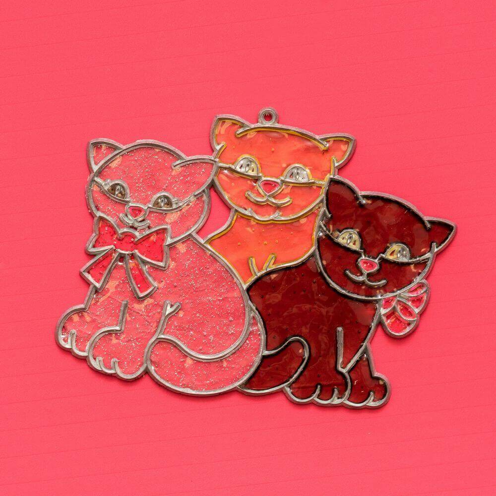 Colorbok Makit & Bakit Glittering Suncatcher Kit – Kittens Colorbok Makit & Bakit Glittering Suncatcher Kit - Kittens - Image 4