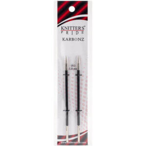 Size 3/3.25mm Knitter’s Pride-Karbonz Interchangeable Needles Size 3/3.25mm Knitter's Pride-Karbonz Interchangeable Needles