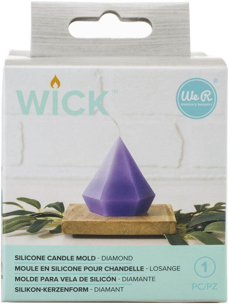 We R Wick Candle Mold-Diamond