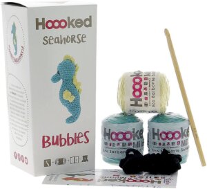 Lagoon Hoooked Seahorse Bubbles Yarn Kit W/Eco Barbante Yarn Lagoon Hoooked Seahorse Bubbles Yarn Kit W/Eco Barbante Yarn