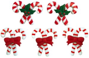 Peppermint Pairs Buttons Galore Theme Buttons