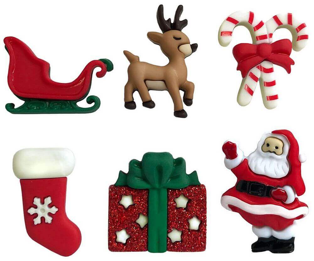 Christmas Eve Buttons Galore Theme Buttons