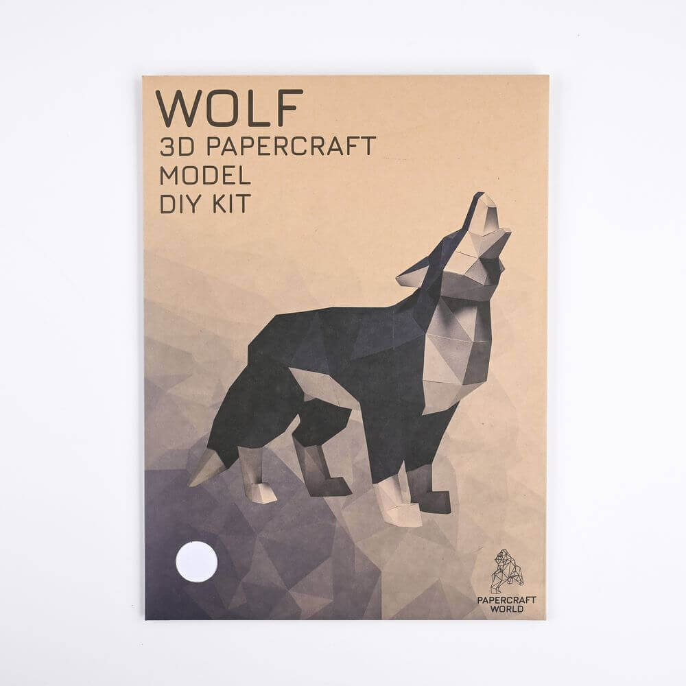 Papercraft World 3D Papercraft Model-Wolf Papercraft World 3D Papercraft Model-Wolf - Image 4