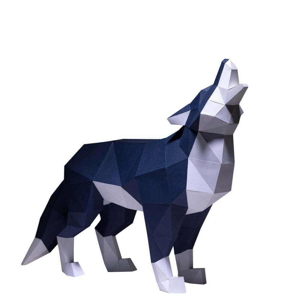 Papercraft World 3D Papercraft Model-Wolf Papercraft World 3D Papercraft Model-Wolf - Image 5