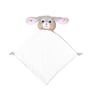Bunny Blankie - Pink - Bubblegum - Cubbies Lovely Blanket Embroidery Blank