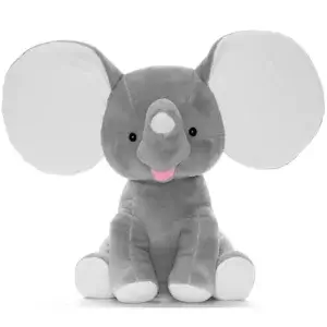Grey Elephant - Cubbies Stuffed Animal Embroidery Blank