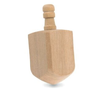 2.5in Wooden Dreidel