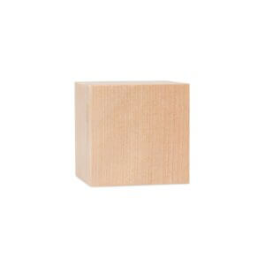 1 1/4″ Wood Cube 1 1/4" Wood Cube