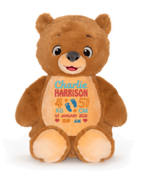 Signature Bear - Cubbies Stuffed Animal Embroidery Blank
