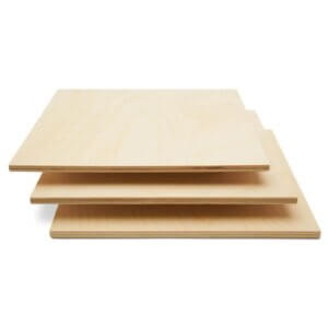 1/4" 12"x12" Baltic Birch Craft Wood Sheet