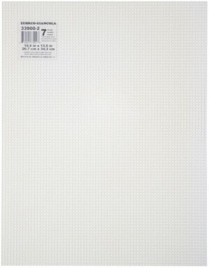 Zehrco-Giancola Plastic Canvas 7 Count 13-1/2″ X 10-1/2″-White Zehrco-Giancola Plastic Canvas 7 Count 13-1/2" X 10-1/2"-White